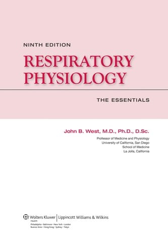 Respiratory physiology