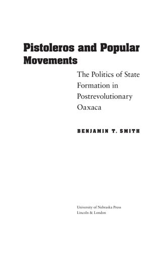 Pistoleros and popular movements