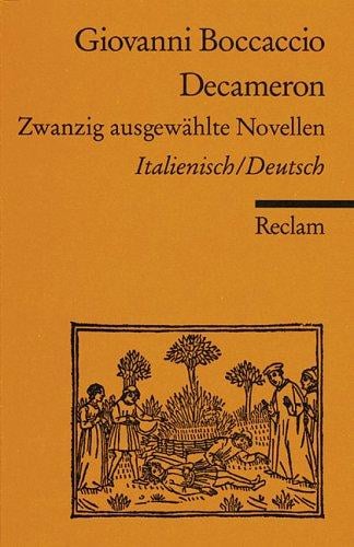 Decameron. 20 ausgewählte Novellen, italienisch - deutsch