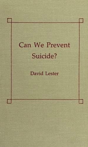 Can we prevent suicide?