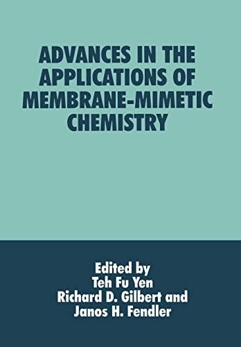 Advances in the applications of membrane-mimetic chemistry