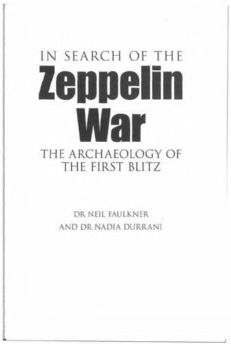In search of the Zeppelin war