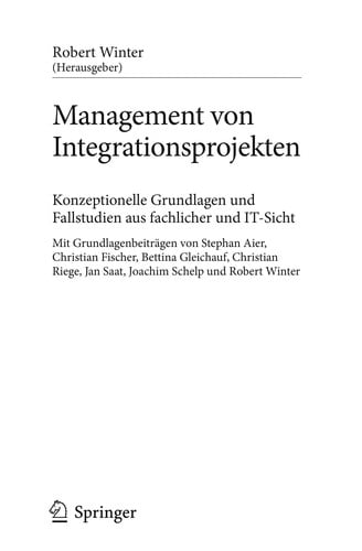 Management von Integrationsprojekten