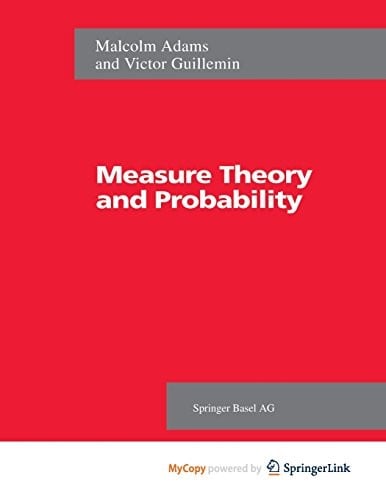 Measure Theory and Probability