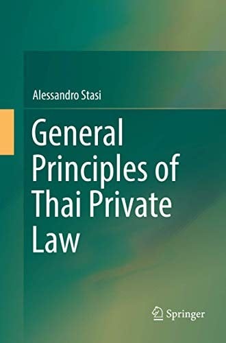 General Principles of Thai Private Law