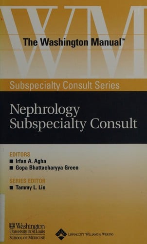 Washington manual nephrology subspecialty consult
