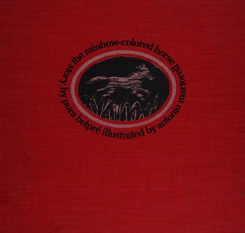 The rainbow-colored horse