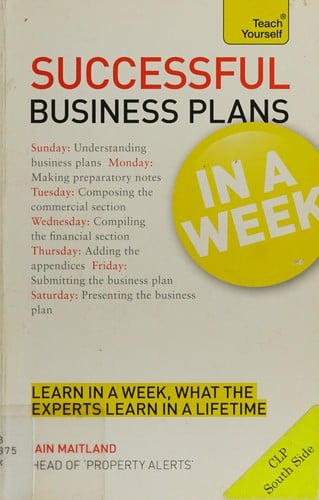 Successful business plans in a week