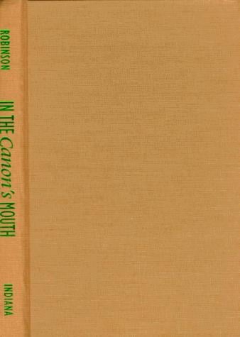 In the canon's mouth: dispatches from the culture wars