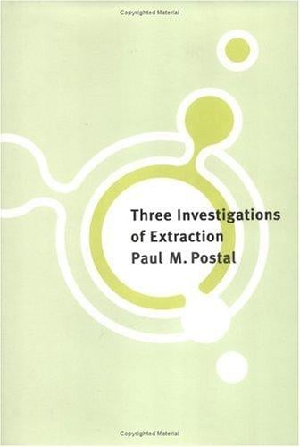 Three investigations of extraction