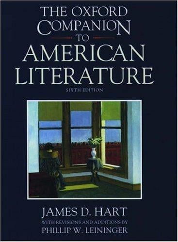 The Oxford companion to American literature