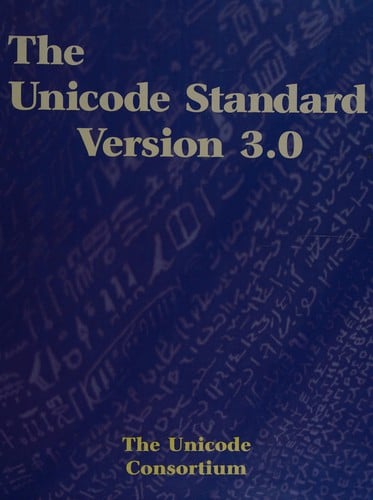 The Unicode standard, version 3.0