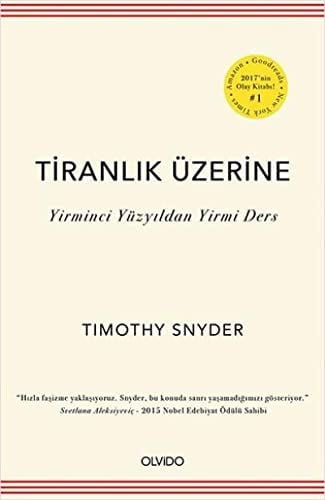 Tiranlık Üzerine: Yirminci Yüzyıldan Yirmi Ders