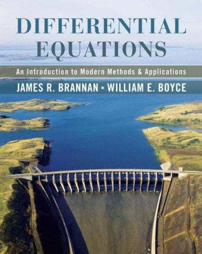 Differential Equations: An Introduction to Modern Methods and Applications