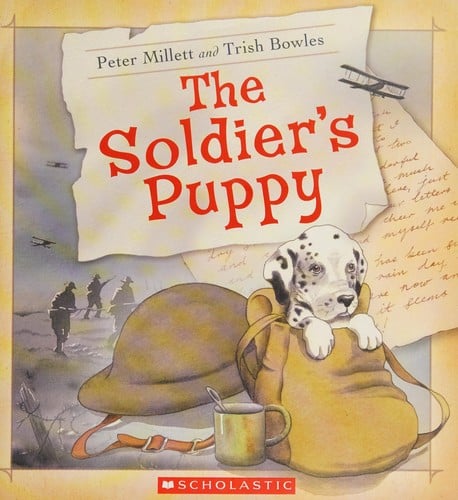 The soldier's puppy