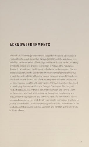 Aboriginal Populations: Social, Demographic, and Epidemiological Perspectives