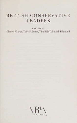 British Conservative leaders