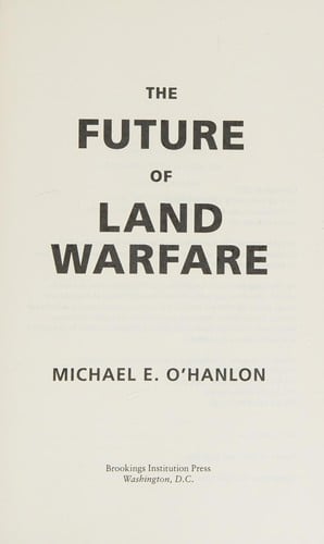 The Future of Land Warfare