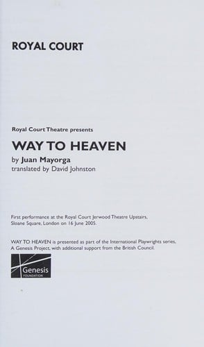 WAY TO HEAVEN; TRANS. BY DAVID JOHNSTON.