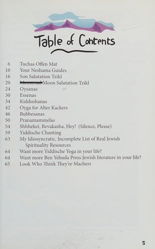 YIDDISCHE YOGA: oysanas for every generation