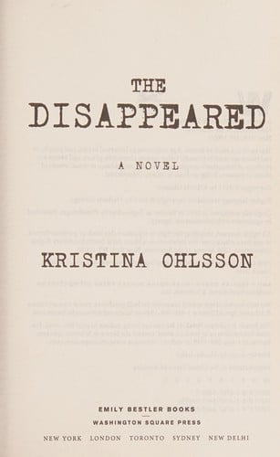 The disappeared: a novel