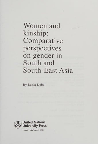 Women and kinship: comparative perspectives on gender in South and South-East Asia