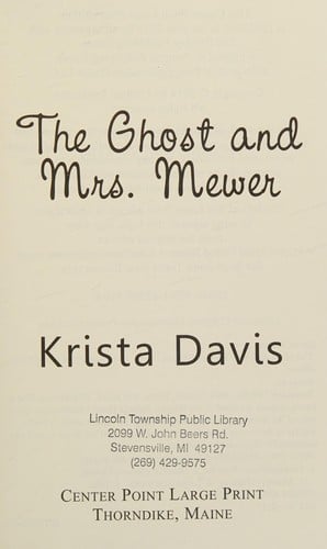 The ghost and Mrs. Mewer: a Paws & Claws mystery