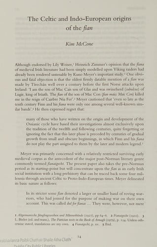 The Gaelic Finn Tradition