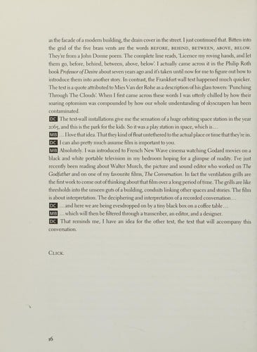 Martin Boyce: this place is dreaming.