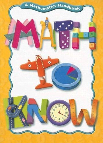 Math to Know: A Mathematics Handbook