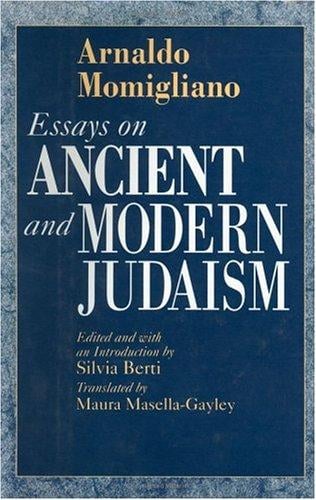 Essays on ancient and modern Judaism