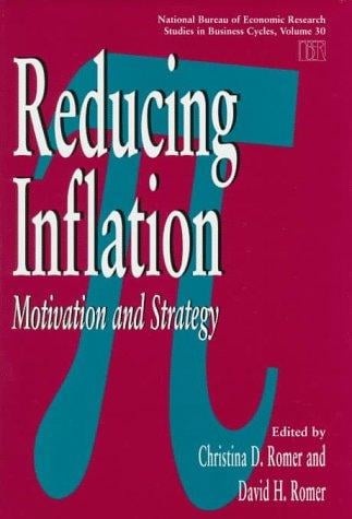 Reducing inflation: motivation and strategy