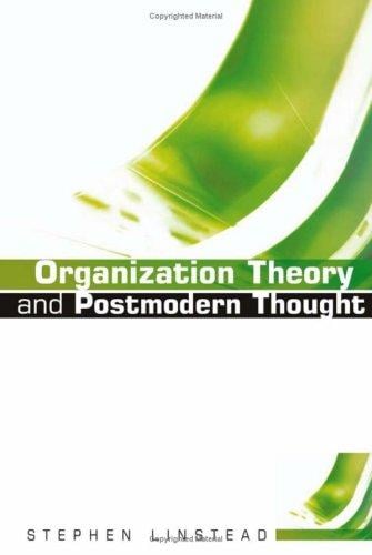 Organization theory and postmodern thought