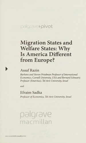 Migration states and welfare states: why is America different from Europe?