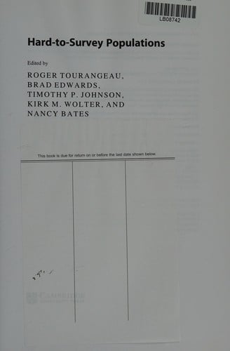 Hard-To-Survey Populations