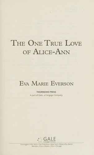 One True Love of Alice-Ann