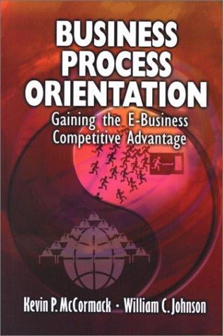 Business Process Orientation: Gaining the E-Business Competitive Advantage