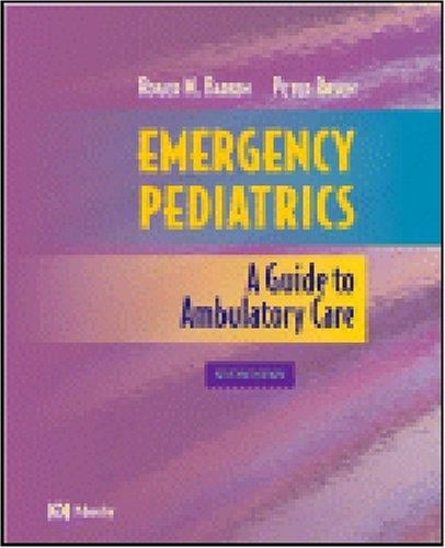 Emergency Pediatrics: A Guide to Ambulatory Care