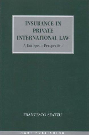 Insurance in private international law: a European perspective