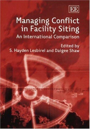 Managing conflict in facility siting: an international comparison