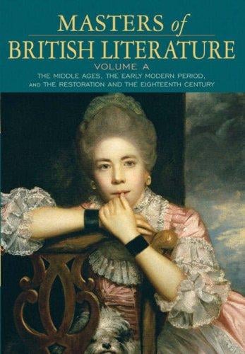 Masters of British Literature, Volume A (Penguin Academics Series)