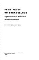 From Faust to Strangelove: representations of the scientist in western literature