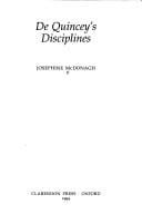De Quincey's disciplines