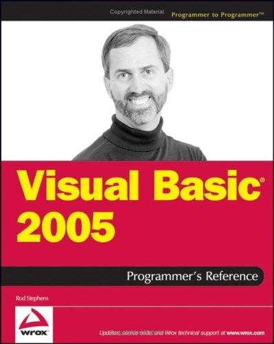 Visual Basic 2005 programmer's reference