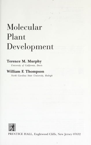 Molecular plant development