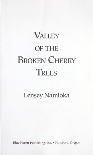 Valley of the Broken Cherry Trees
