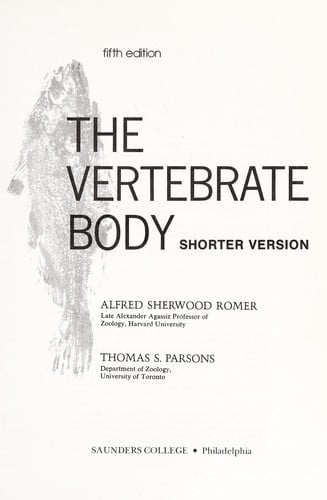 The vertebrate body: shorter version