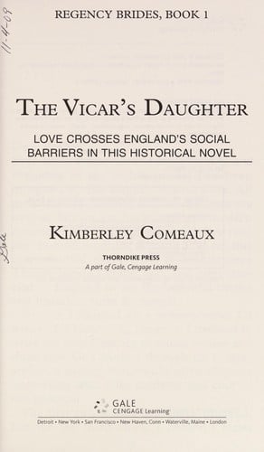 The vicar's daughter