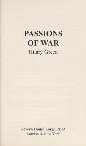 Passions of War