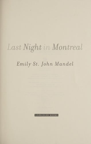 Last night in Montreal